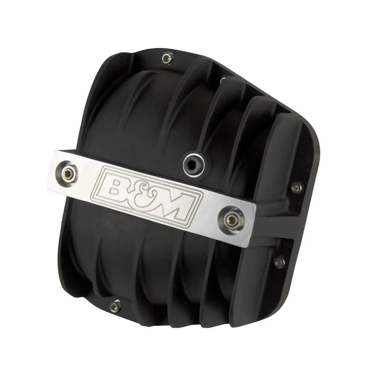 B&M Hi-Tek Aluminum Differential Cover for Ford 9.75-inch - Black - 41298